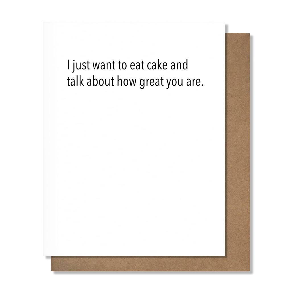 Cake & Great Birthday Card