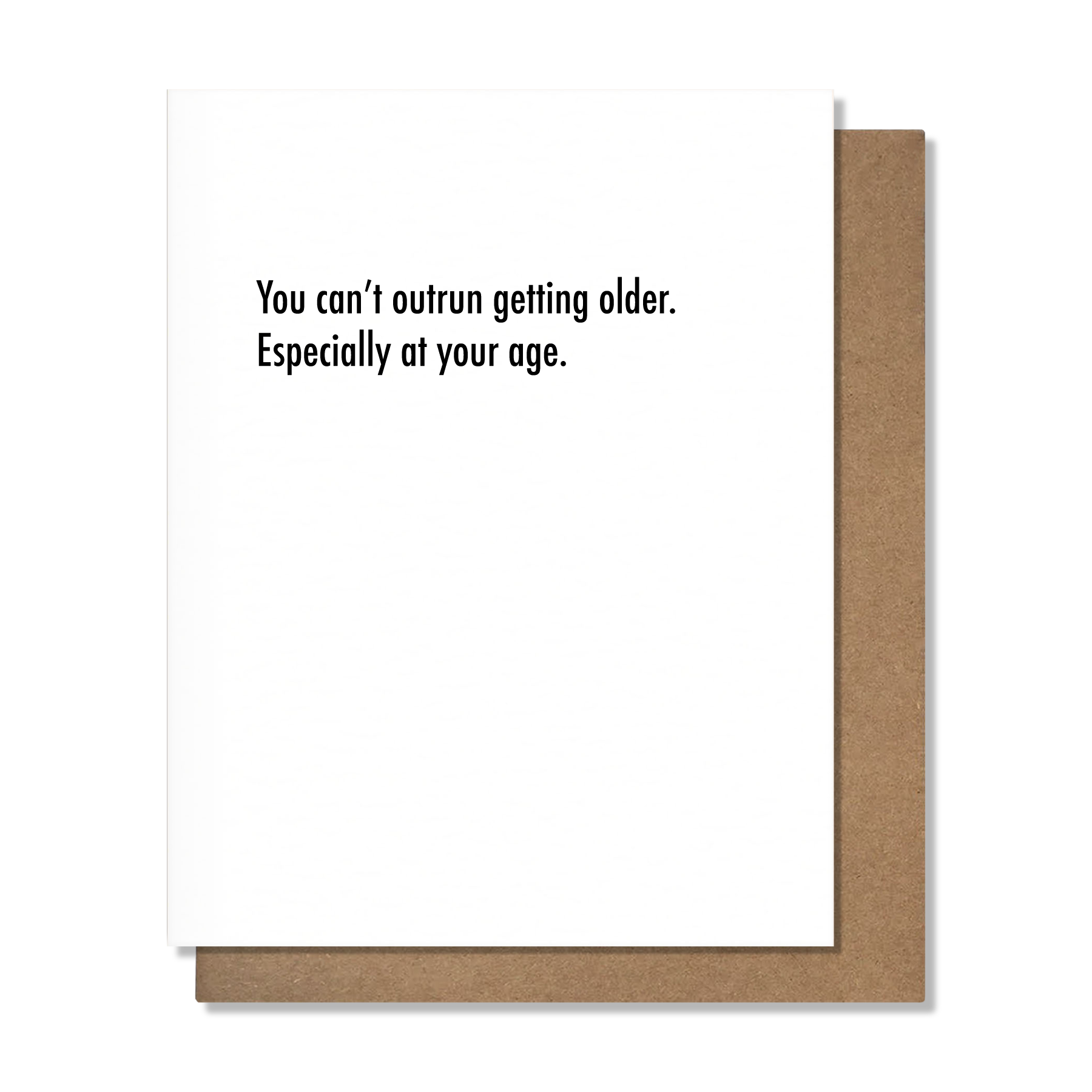 Can't Outrun Bday Card