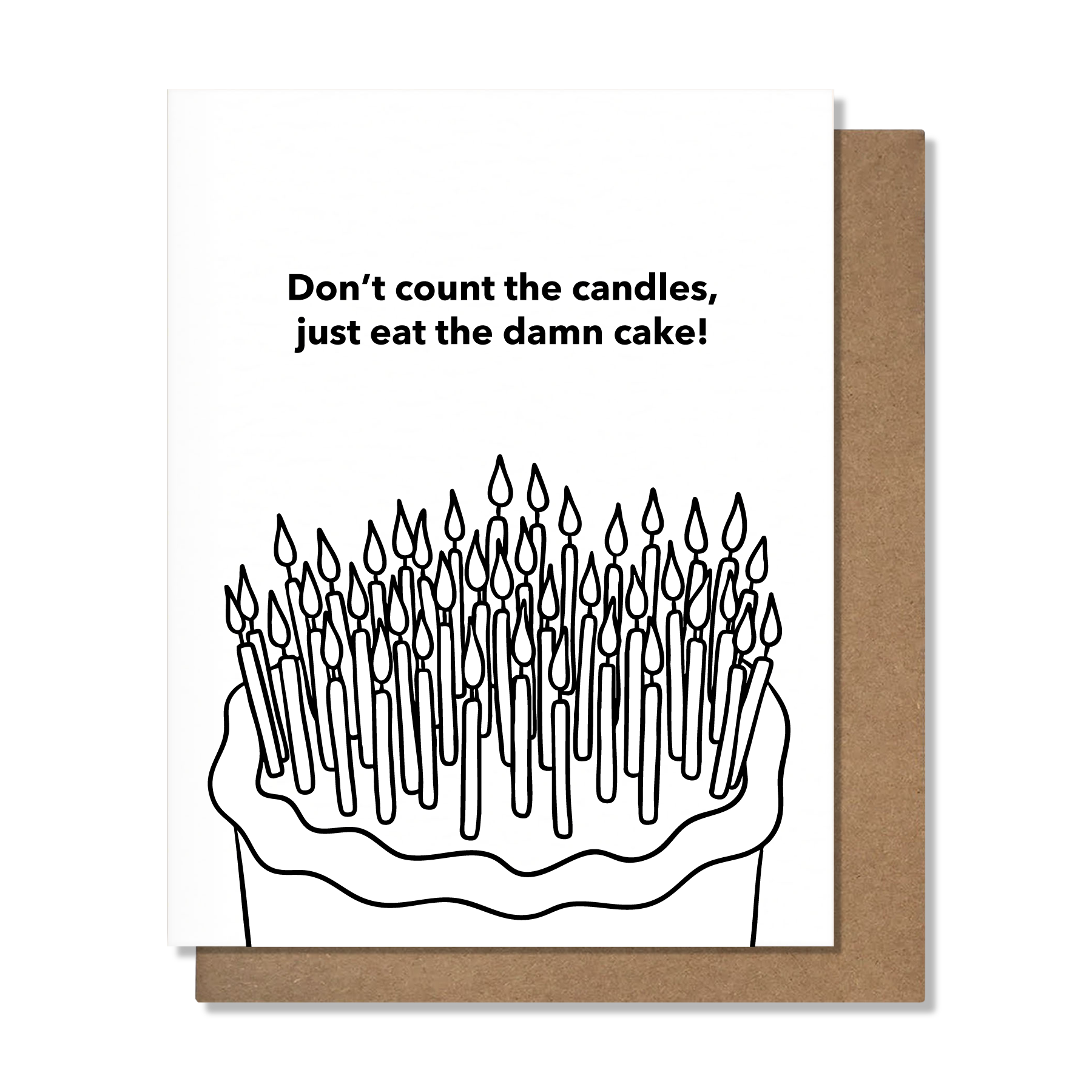 Count The Candles Card