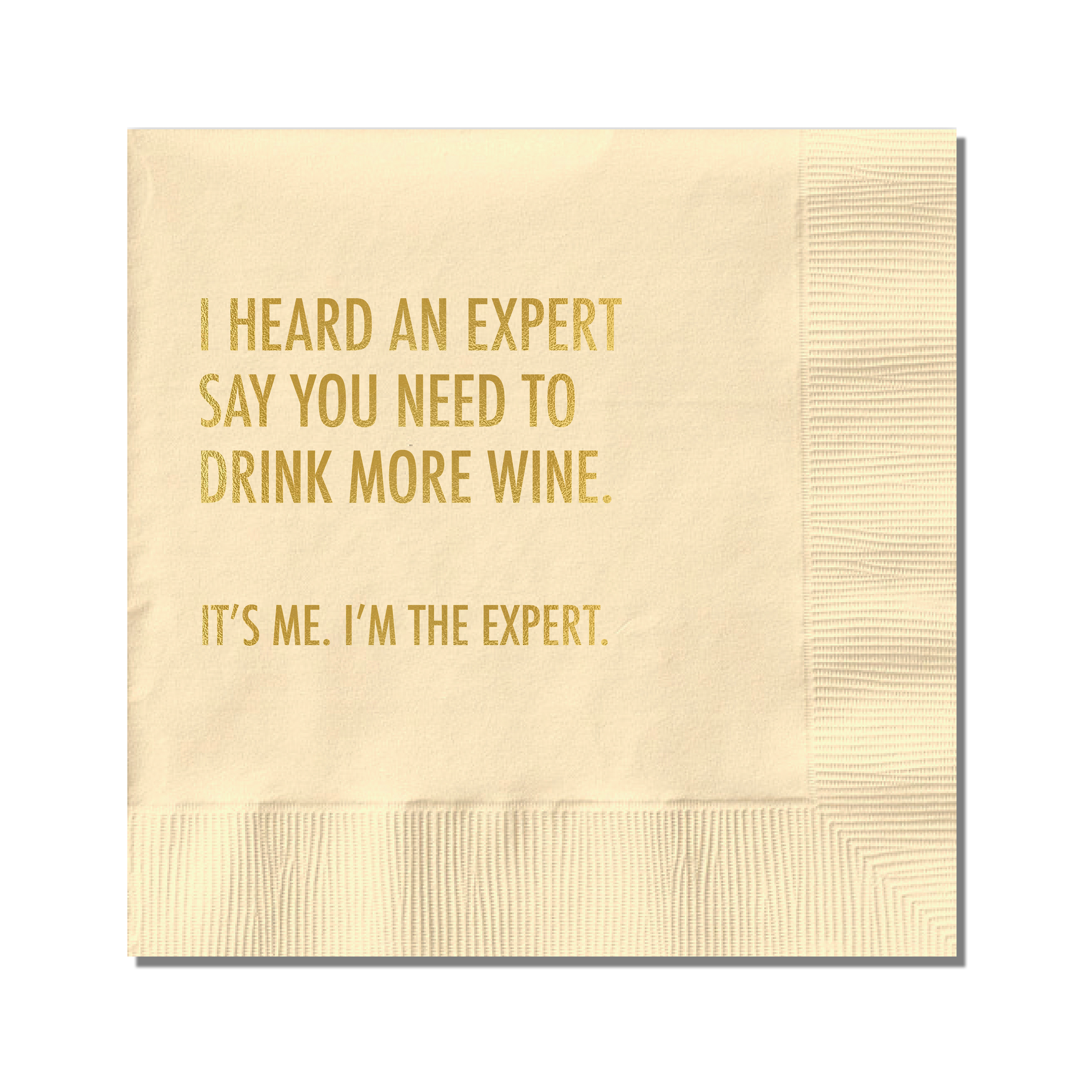 Drink More Wine Cocktail Napkins