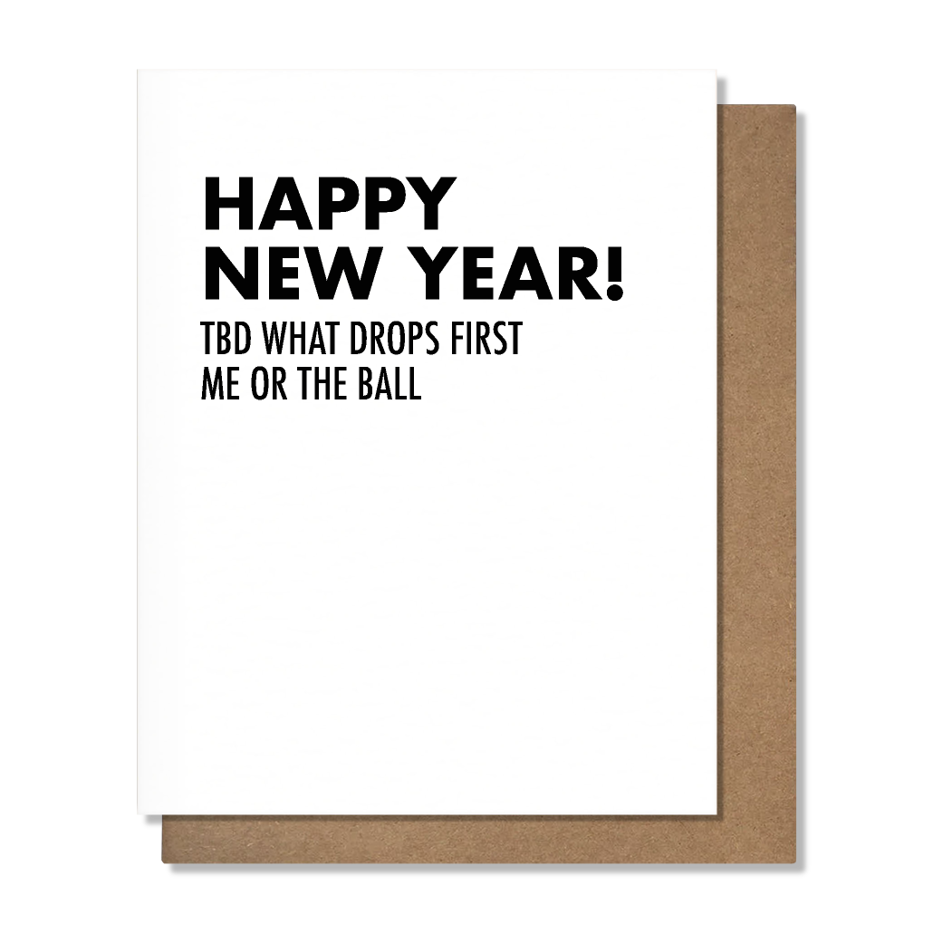 Drops First New Years Card