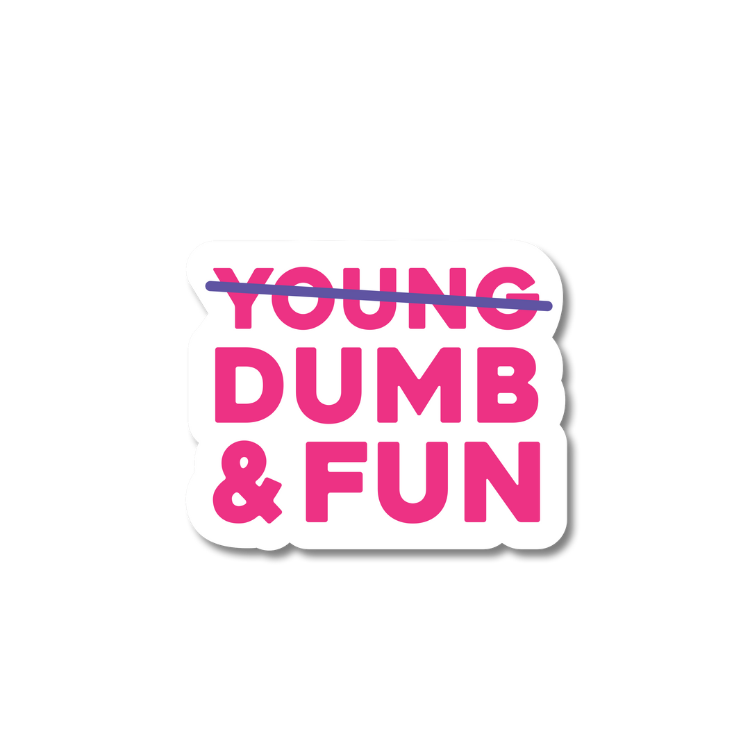 Dumb & Fun Sticker
