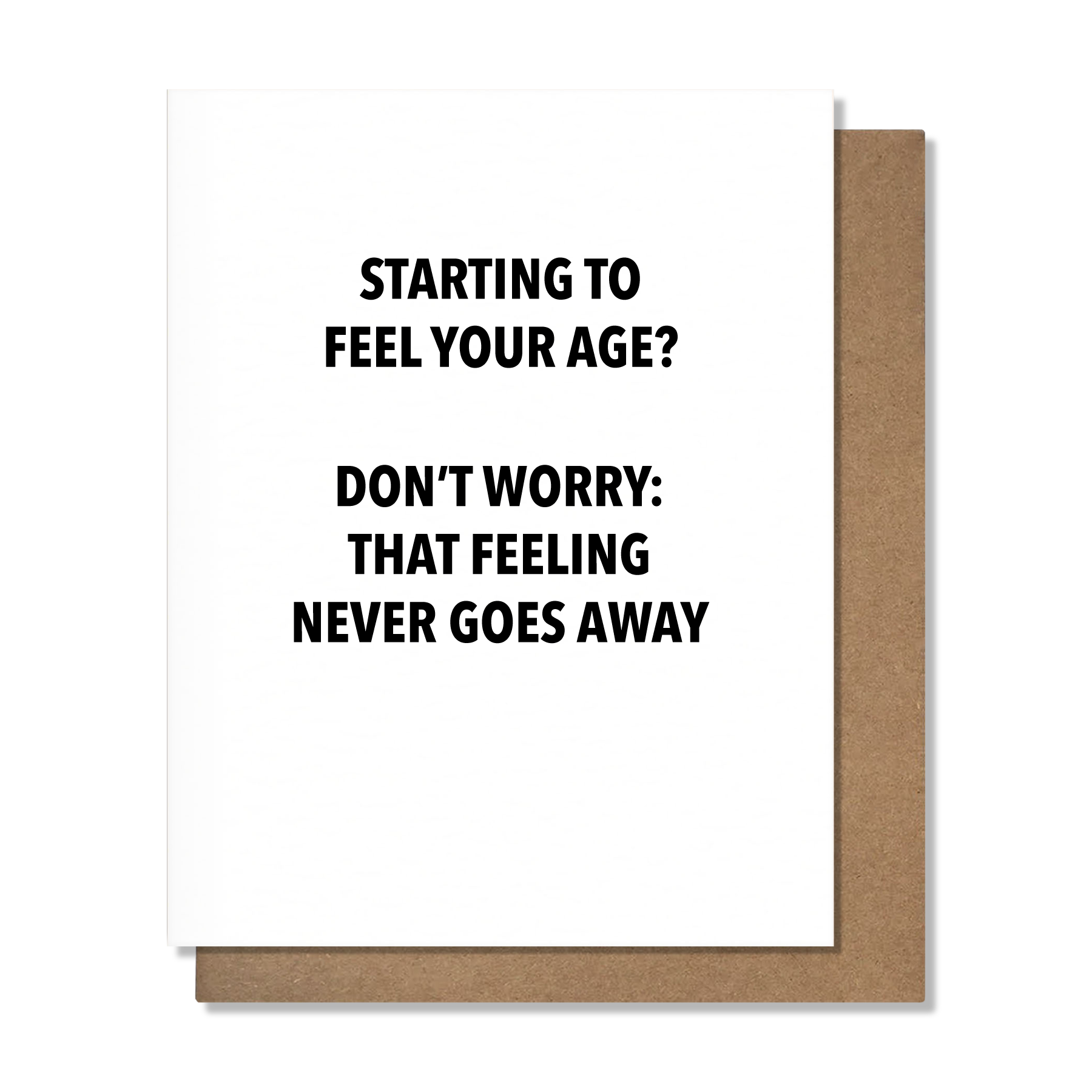 Feeling Your Age Card