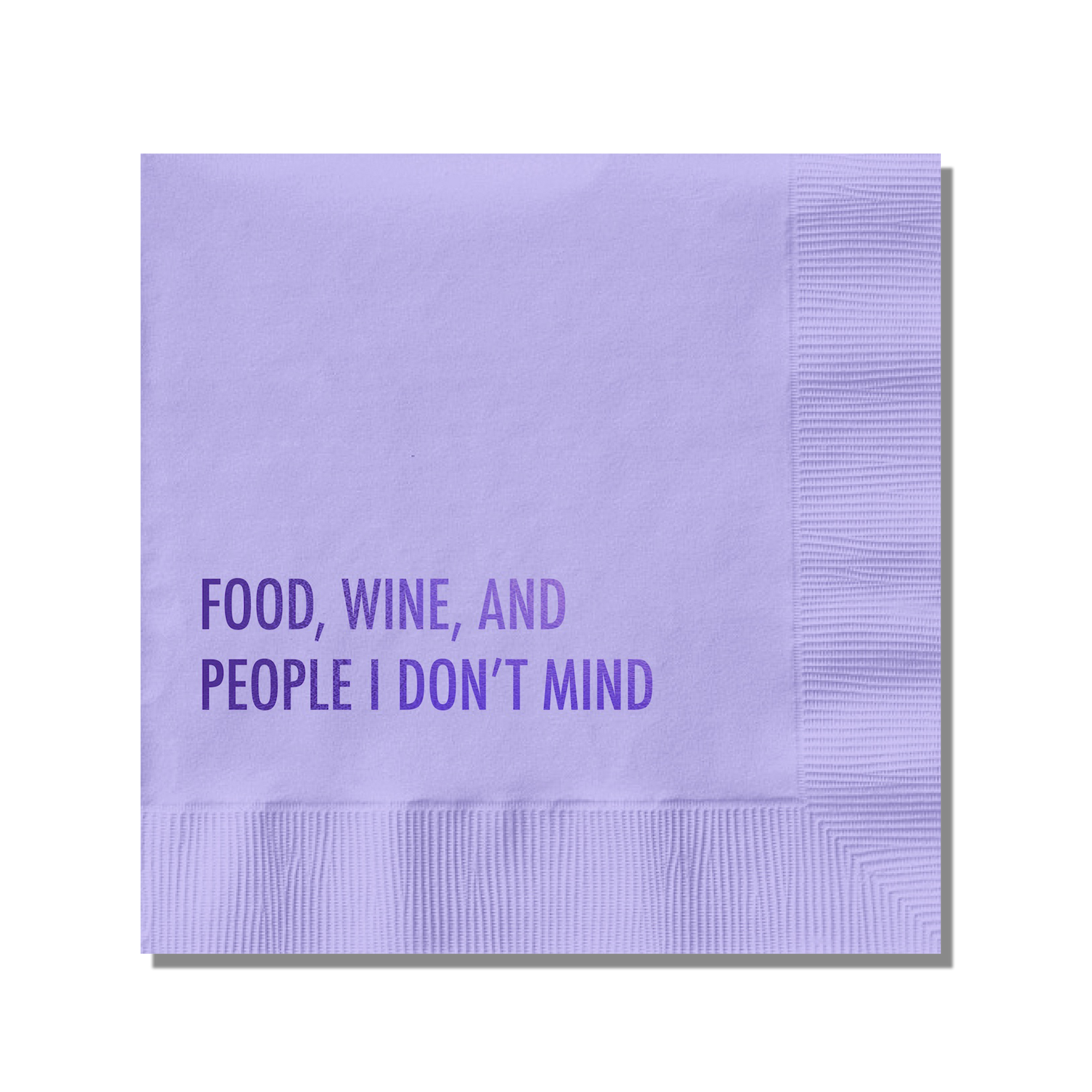 Food & Wine Cocktail Napkin