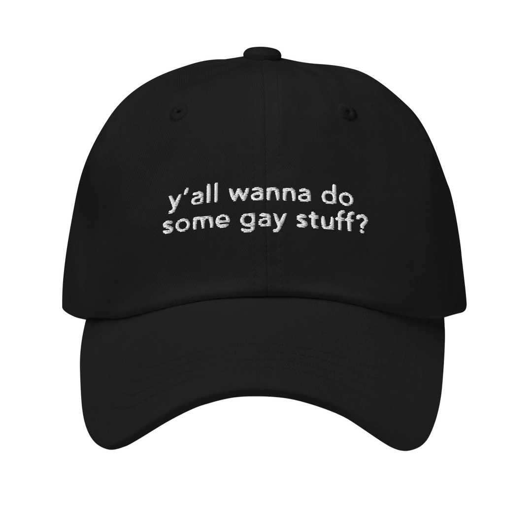 Gay Stuff Unisex Dad Hat (Black)