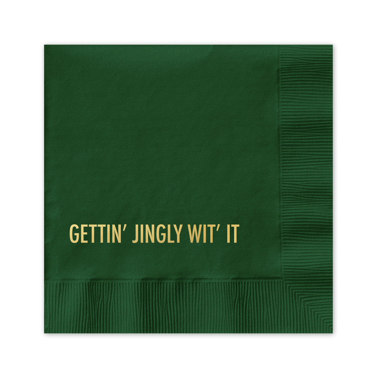 Gettin' Jingly Cocktail Napkin