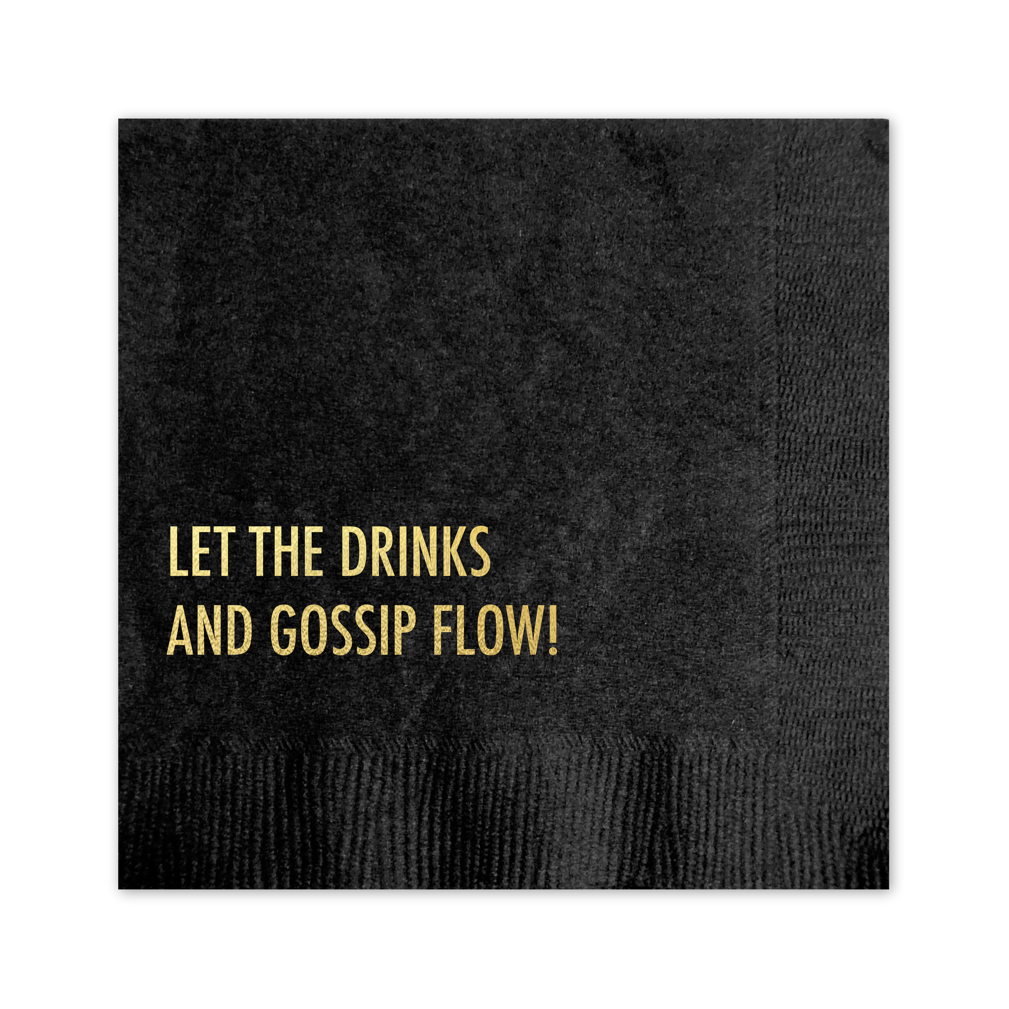 Gossip Flow Cocktail Napkin