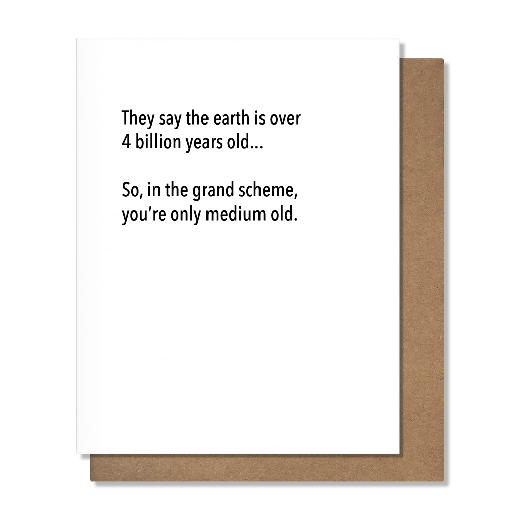 Grand Scheme Funny Birthday Card