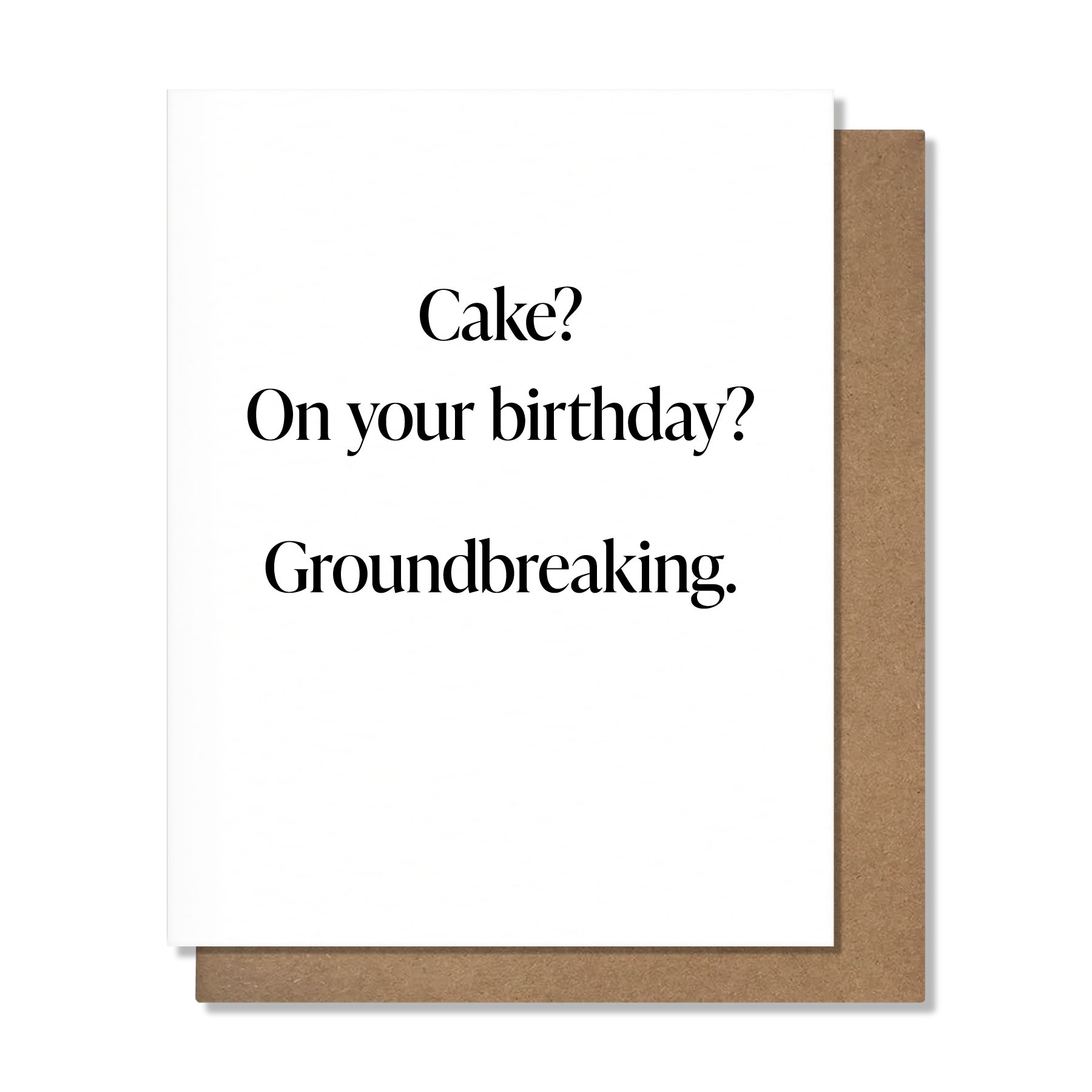 Groundbreaking Card