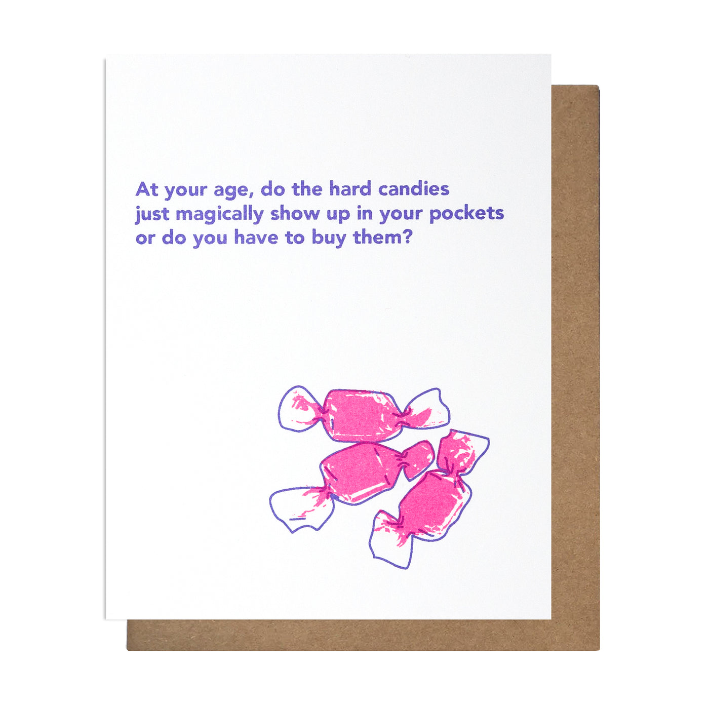 Hard Candies Birthday Card