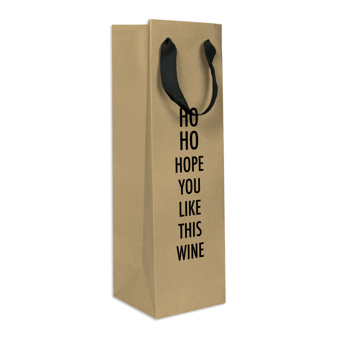 Ho Ho Hope Christmas Wine Bag