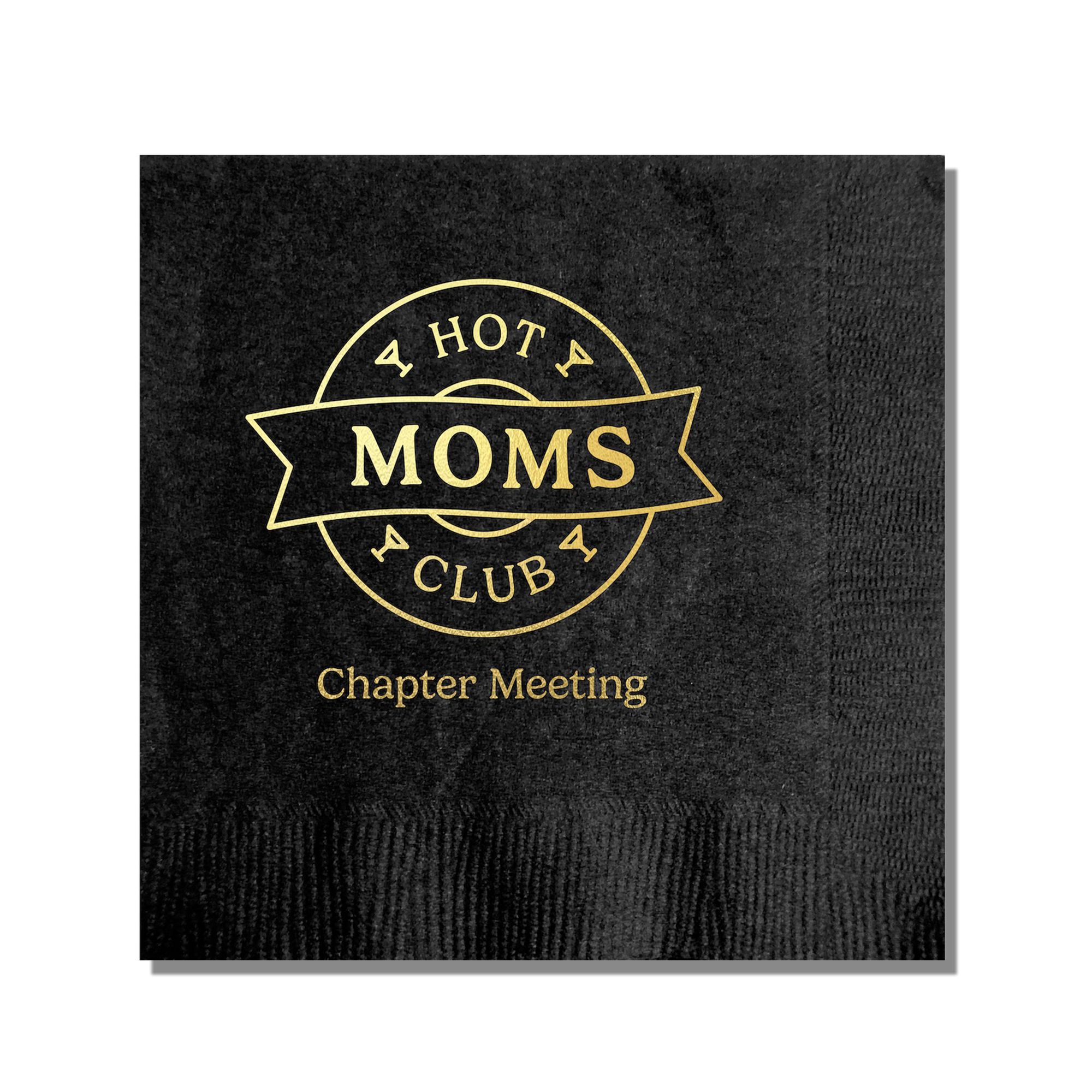 Hot Moms Club Cocktail Napkin