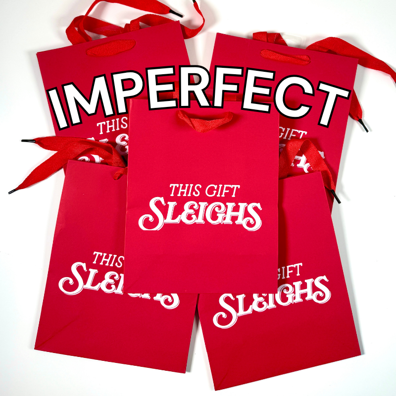 Imperfect "This Gift Sleighs" Bag Bundle