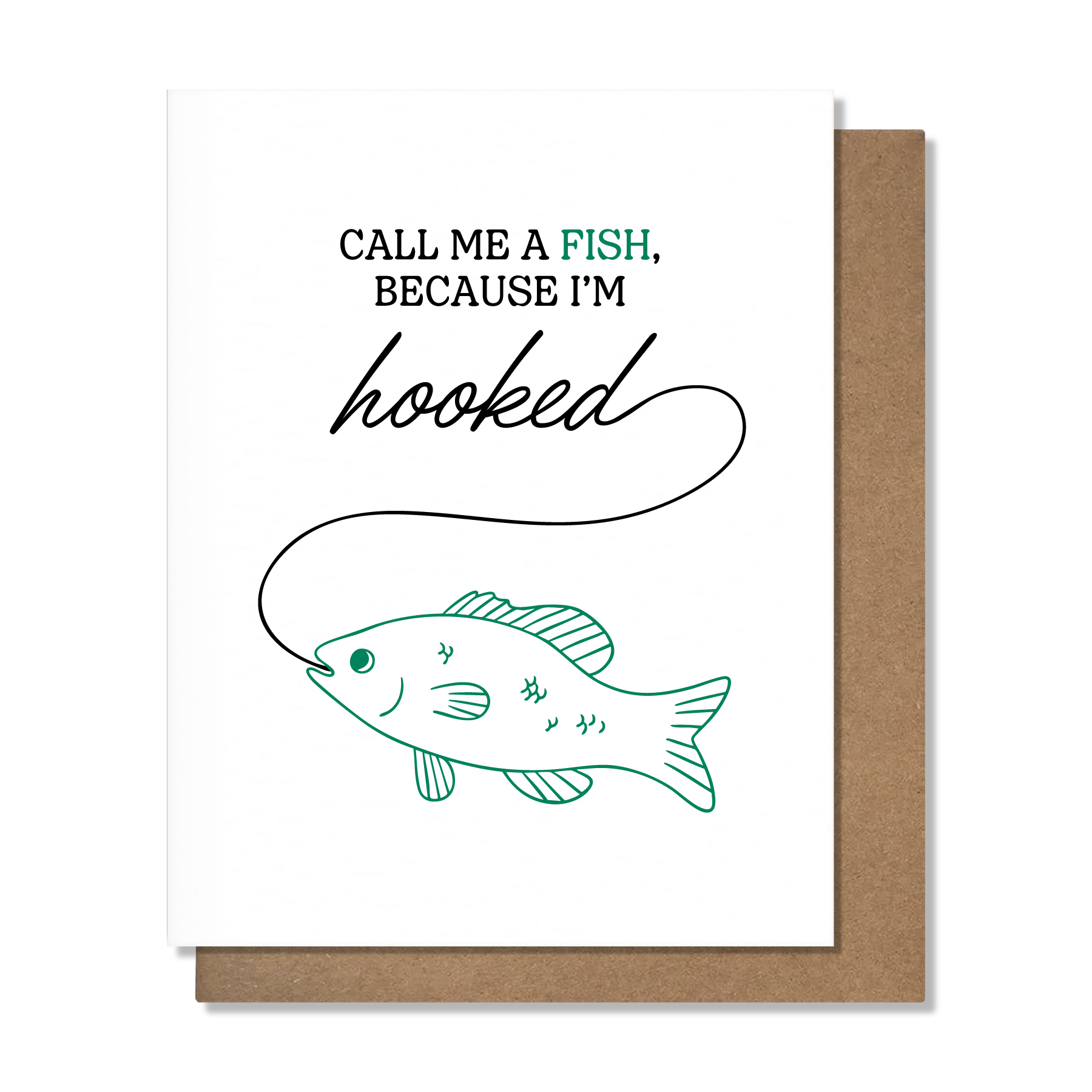 I'm Hooked Color Card