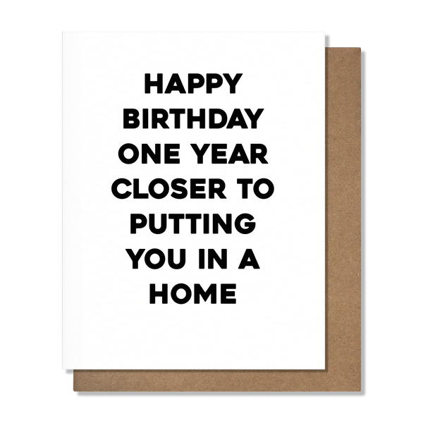 In a Home Birthday Card