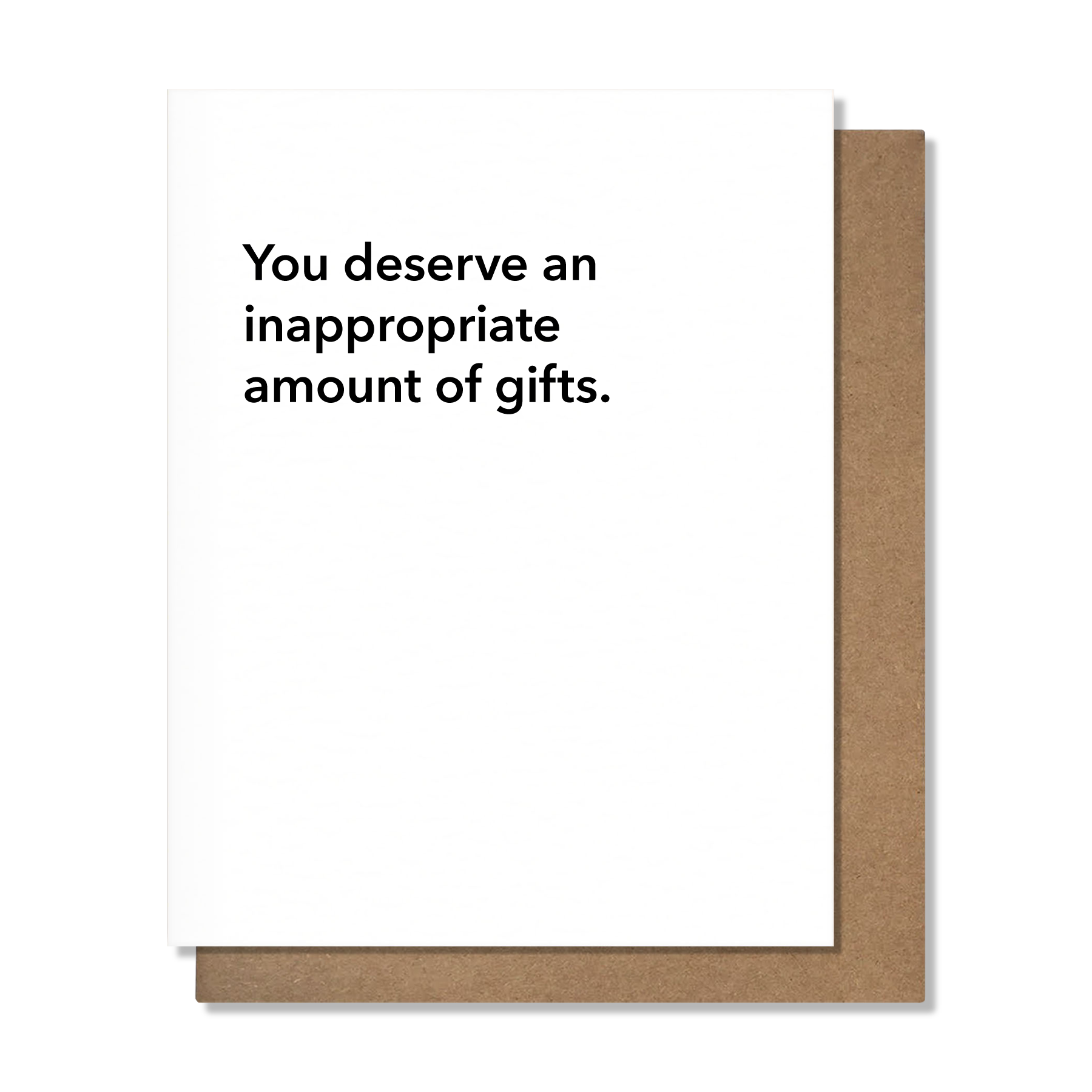 Inappropriate Amount Card