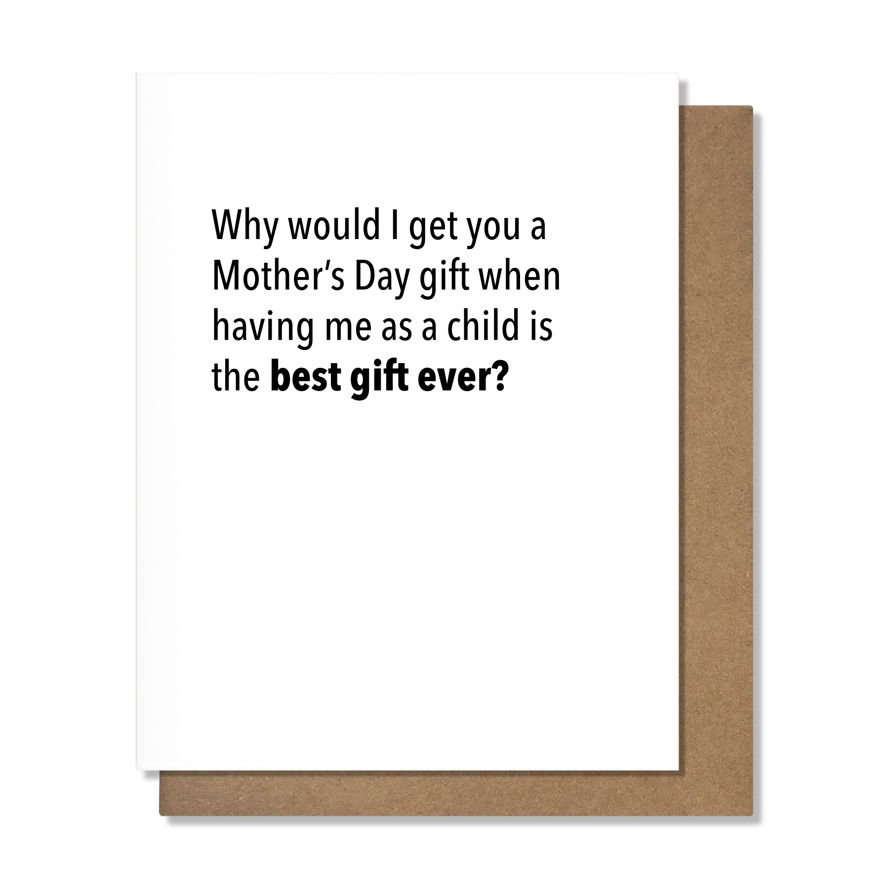 Me As A Child Mother's Day Card