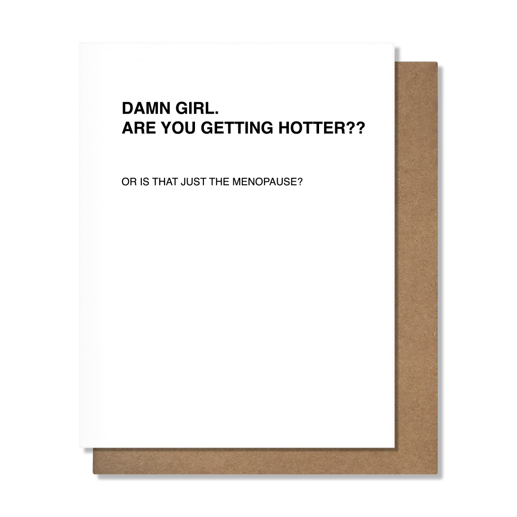 Menopause Funny Birthday Card