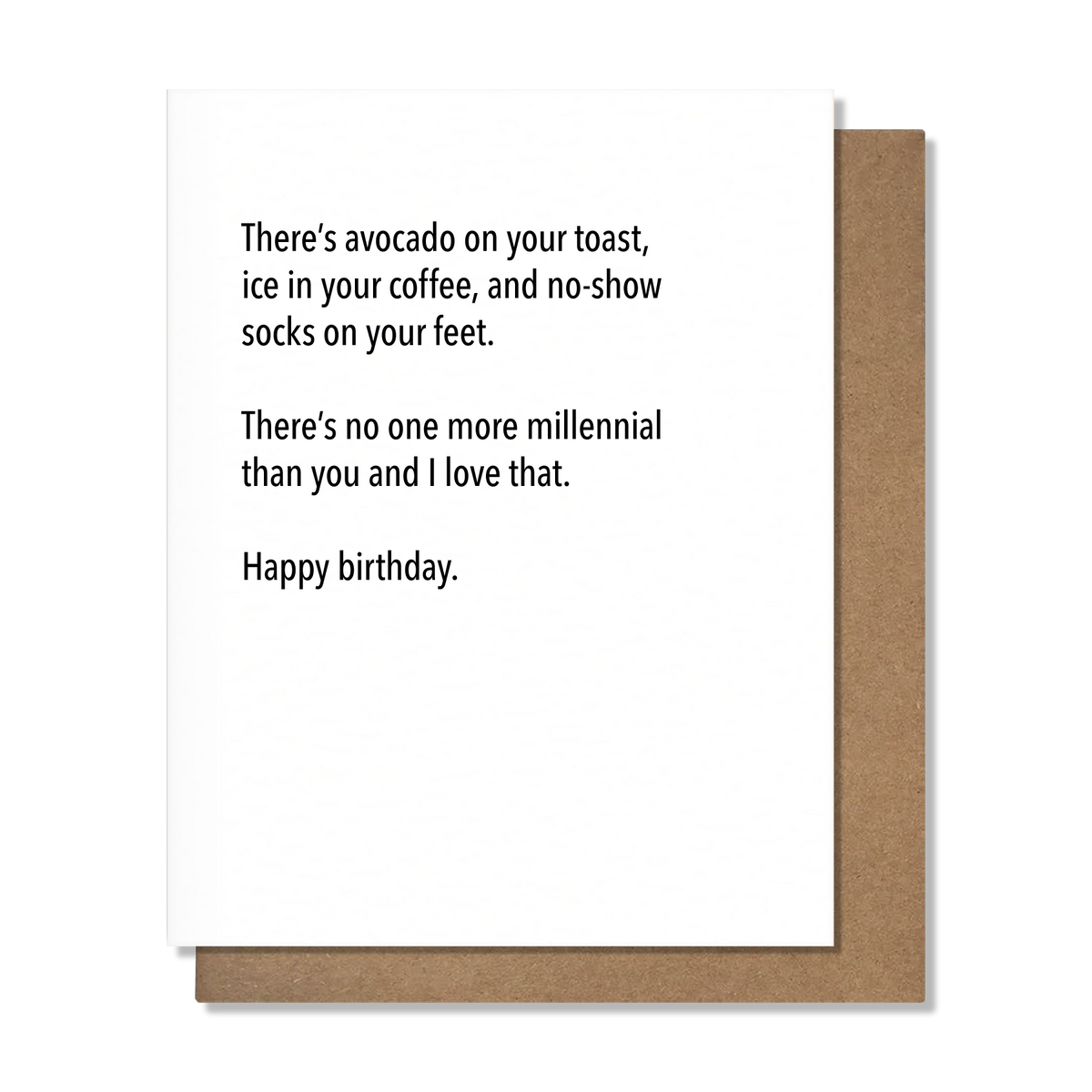 More Millennial — Funny Birthday Card
