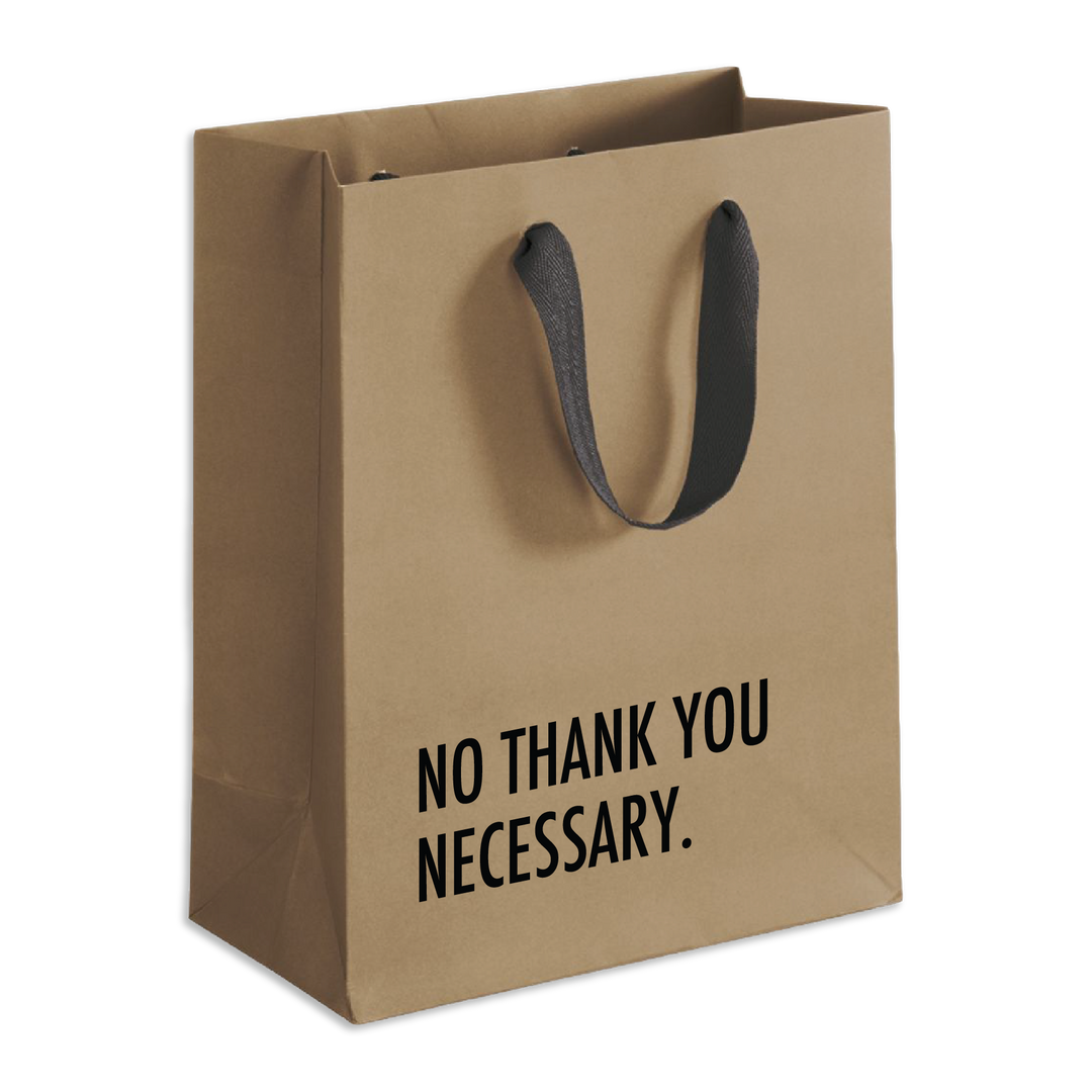 No Thank You Gift Bag