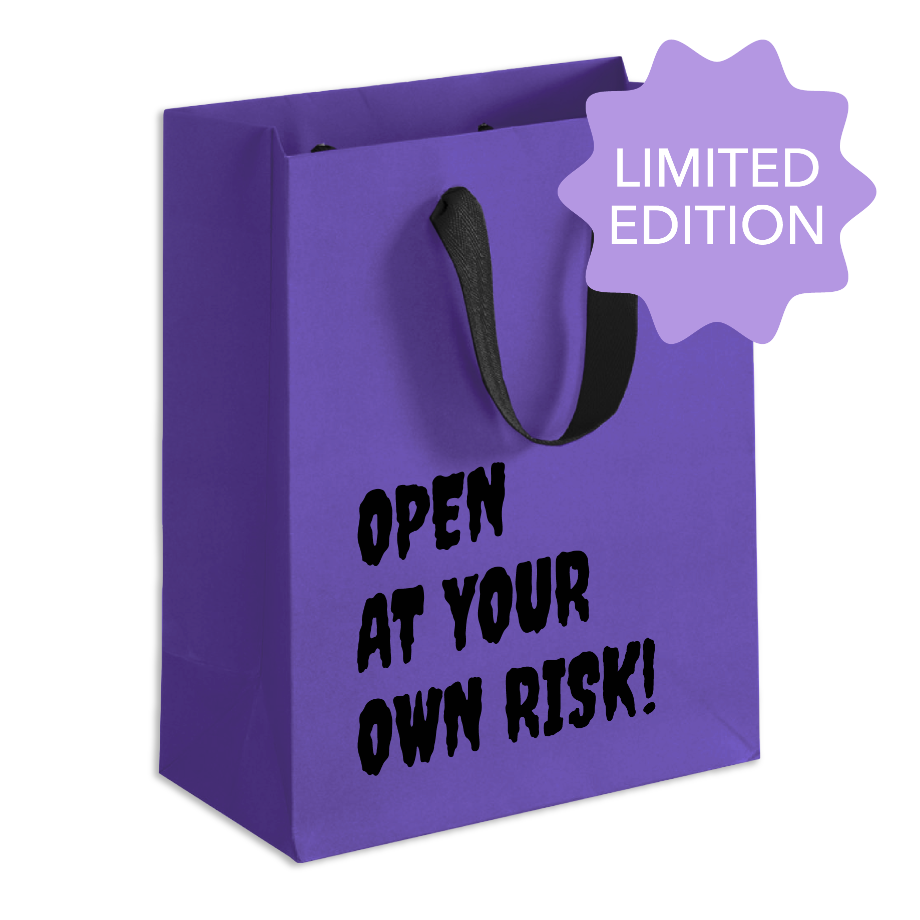 Open At Own Risk Gift Bag
