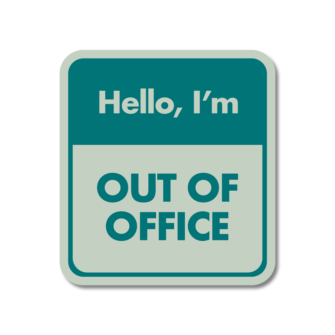Out Of Office Sticker
