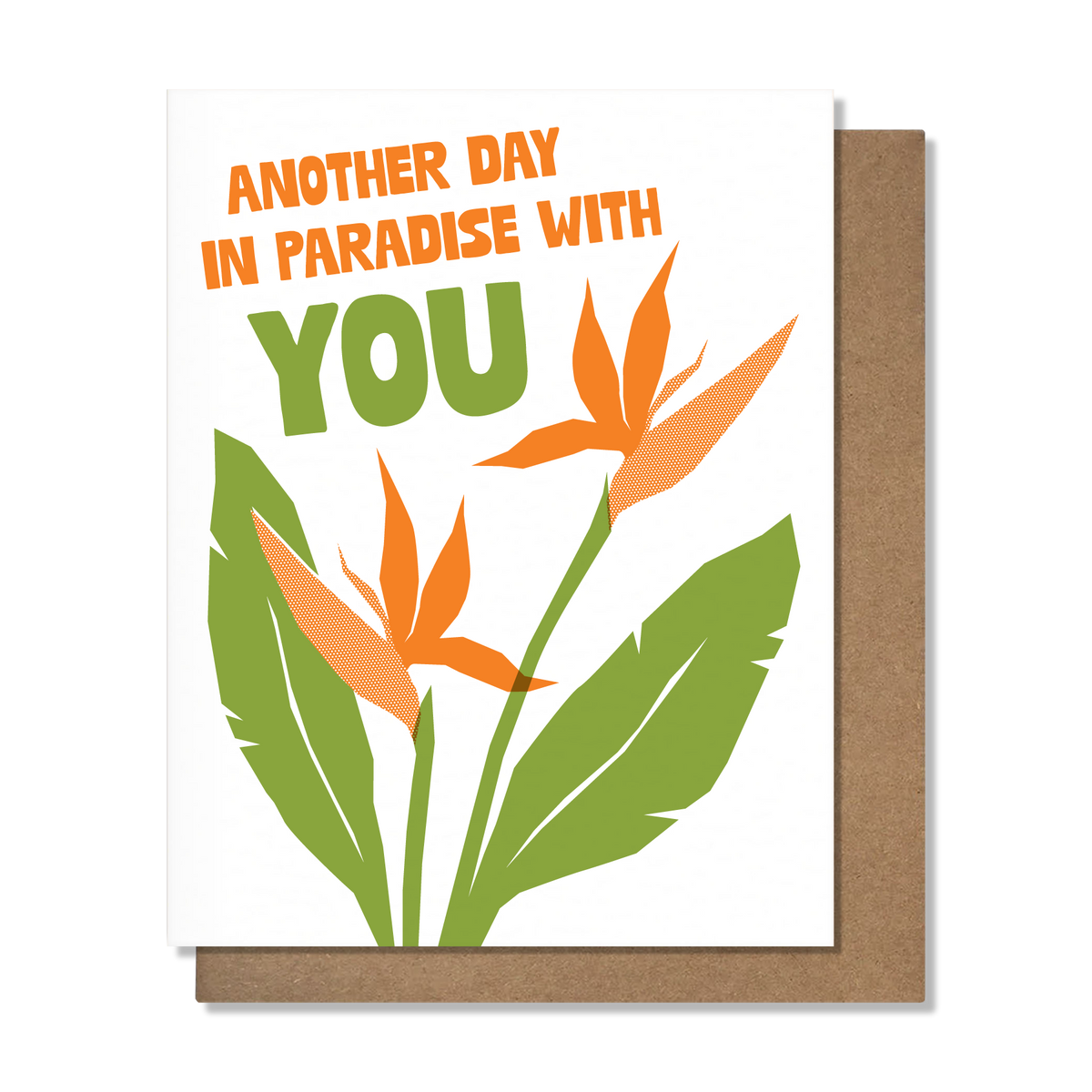 Paradise With You Love Card