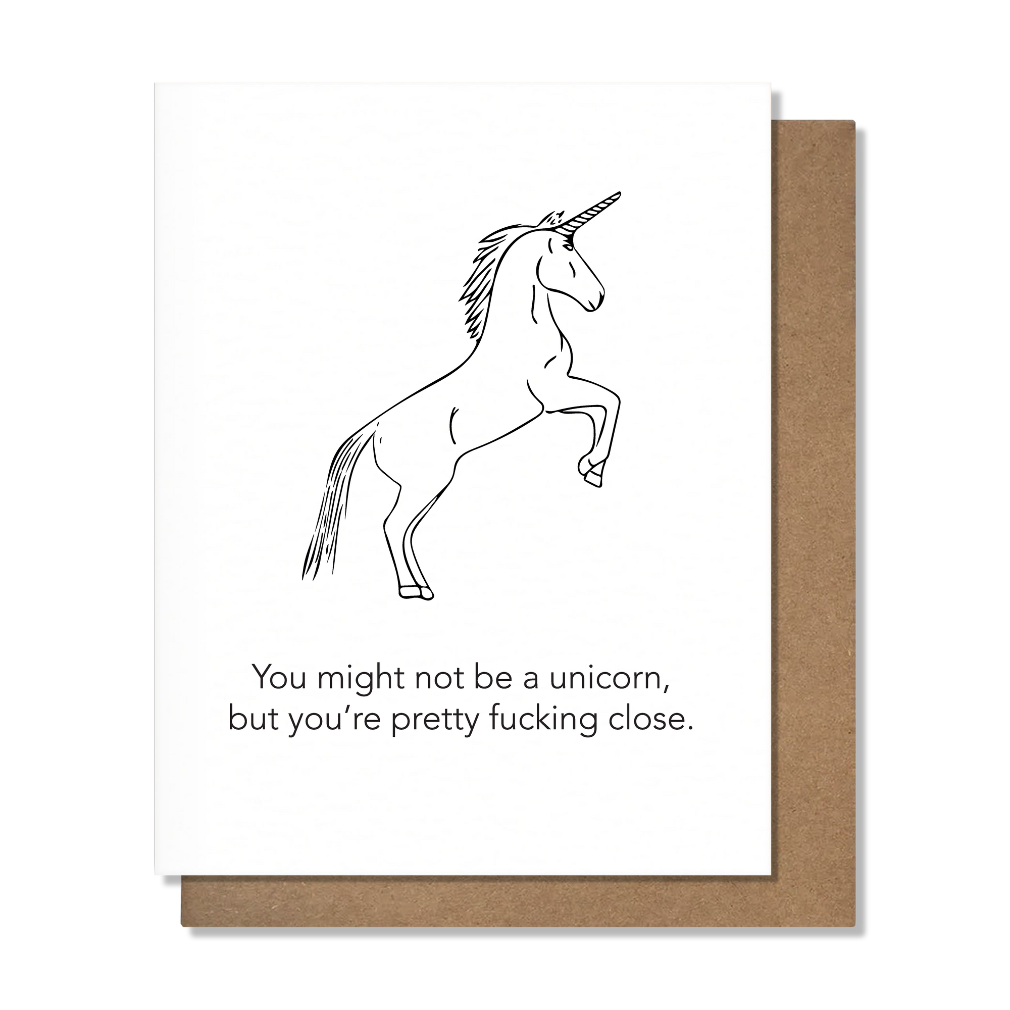 Perfect Unicorn Greeting Card