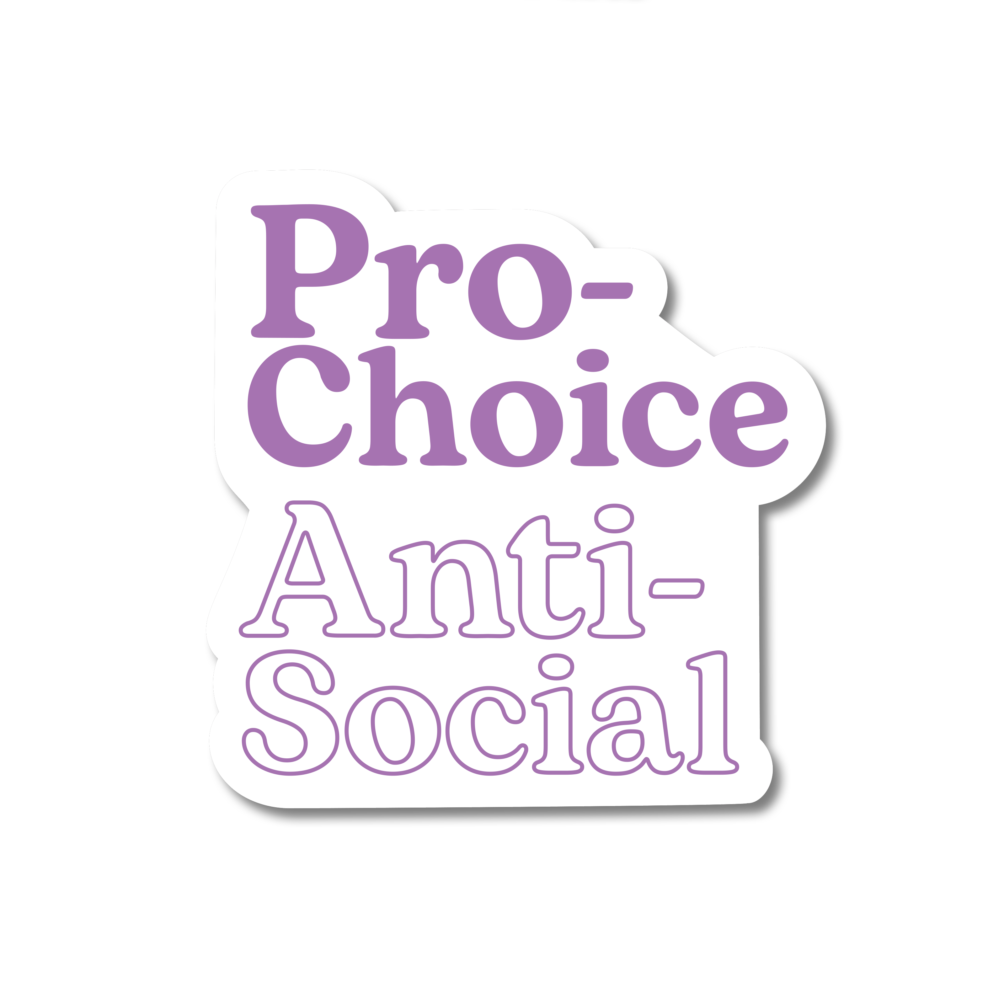 Pro-Choice Sticker | Pretty Alright Goods