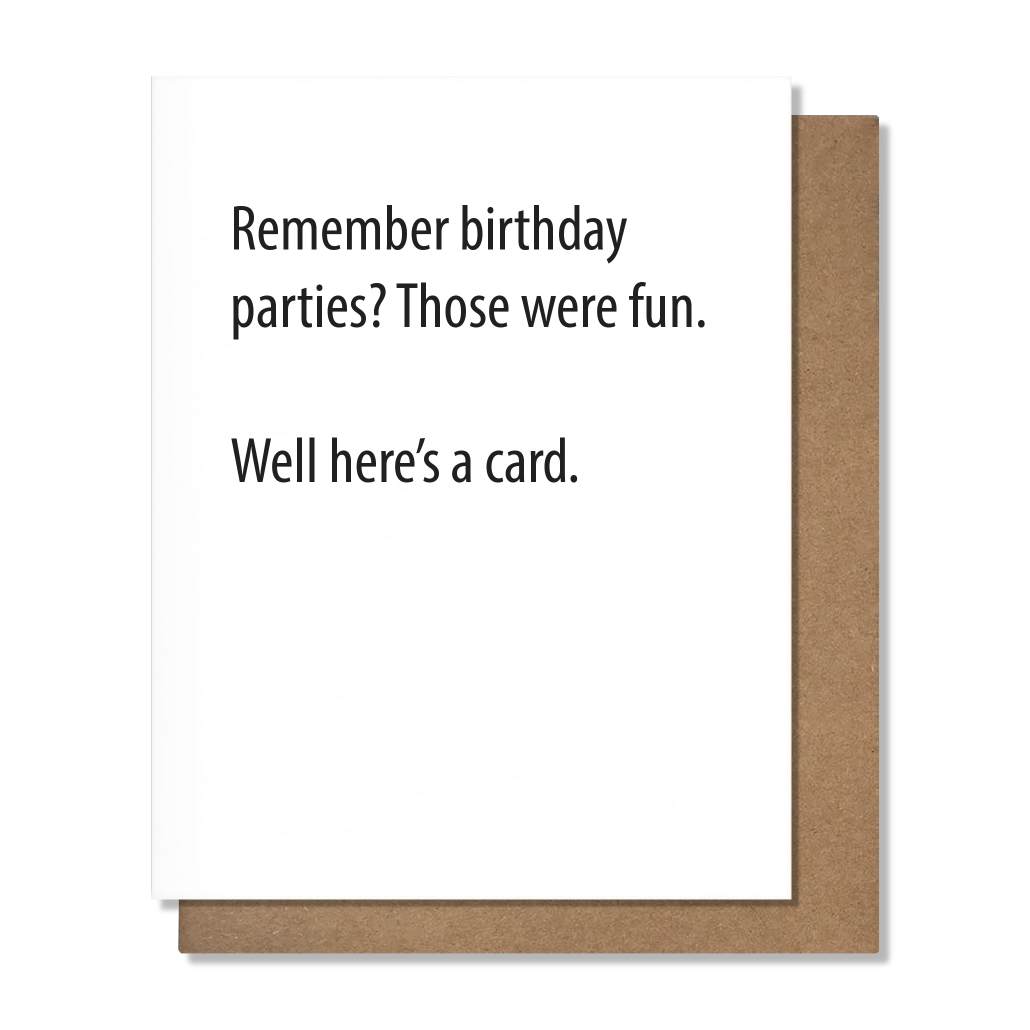 Remember Birthdays Card