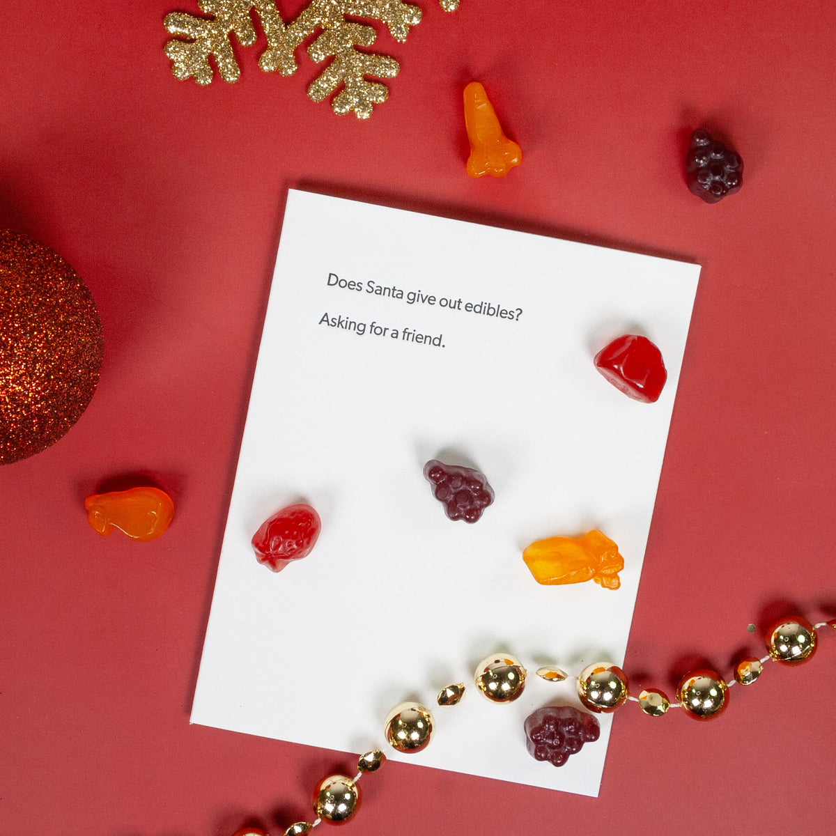 Santa Edibles Christmas Card