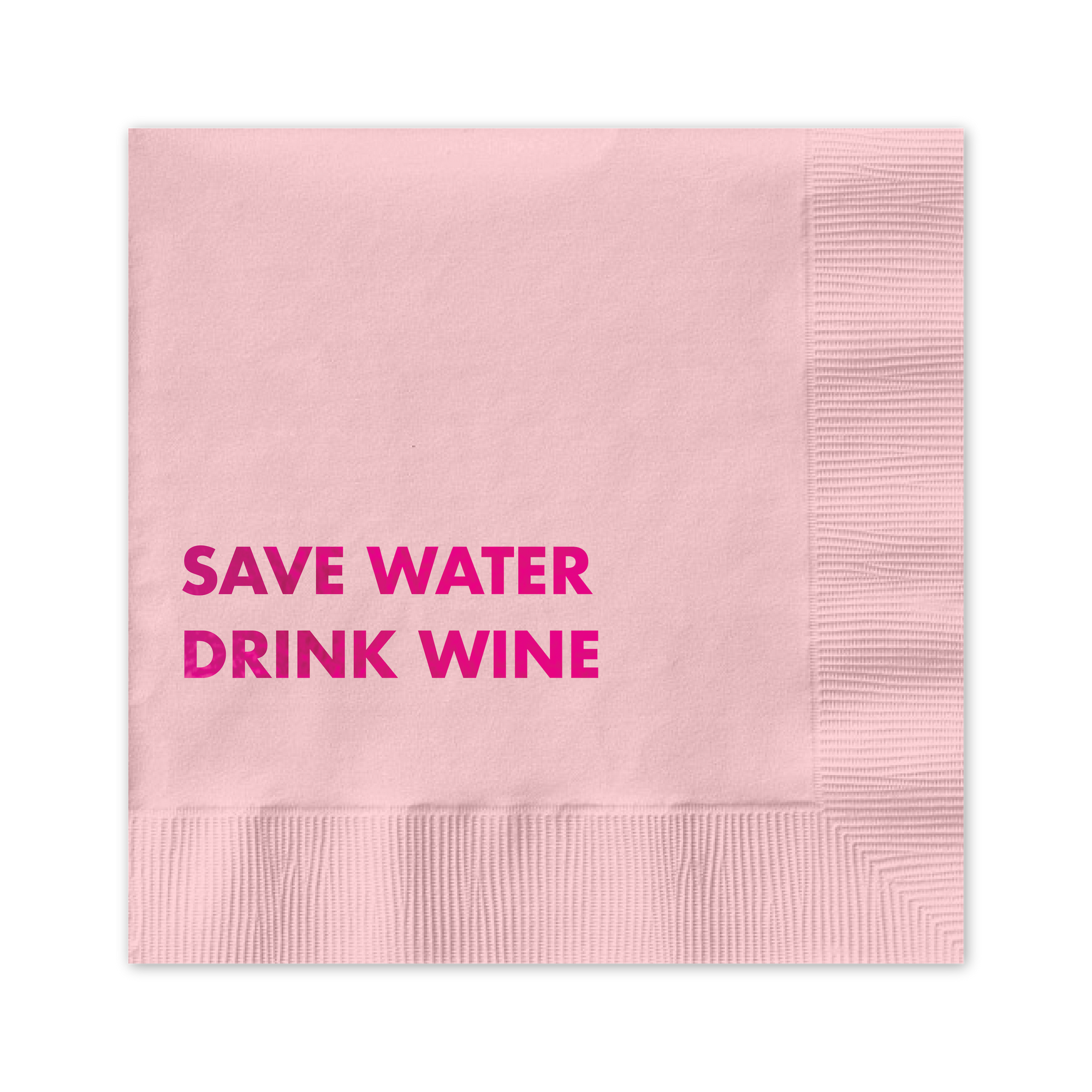 Save Water Cocktail Napkin