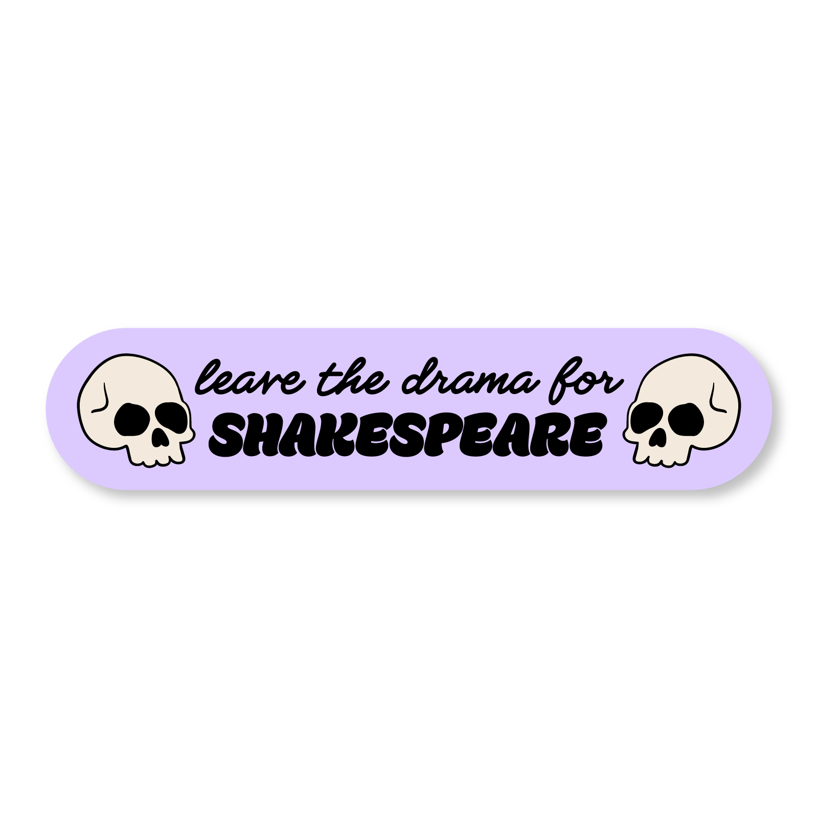 Shakespeare Sticker