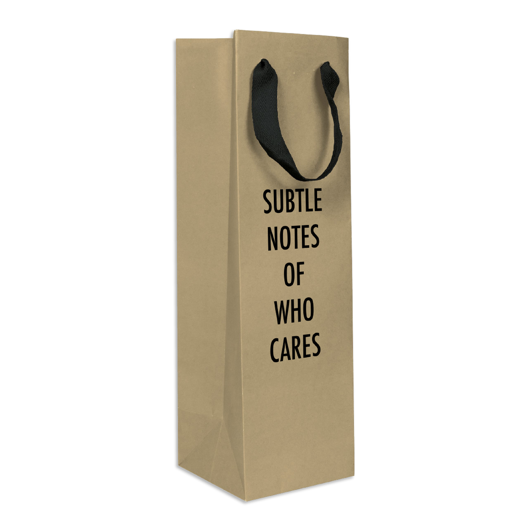 Subtle Notes Wine Bag