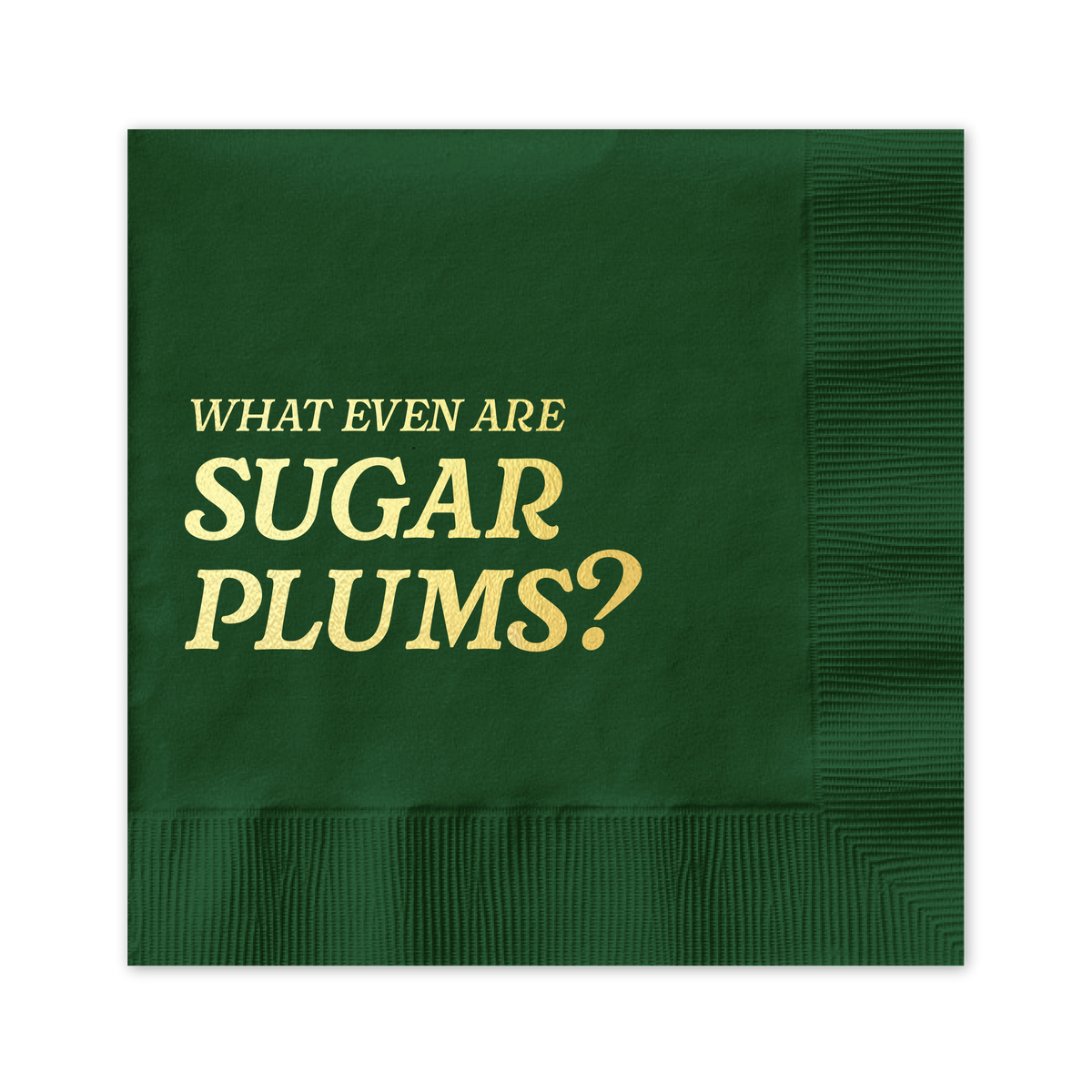Sugar Plums Cocktail Napkin
