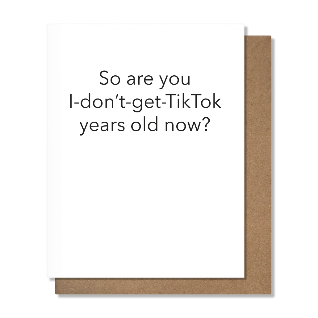 Tik Tok Years Card