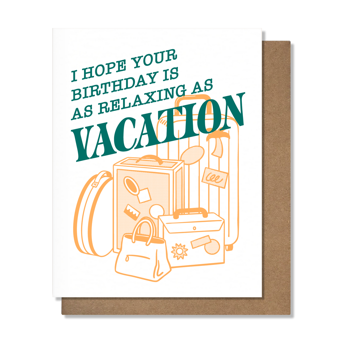 Vacation Birthday Card