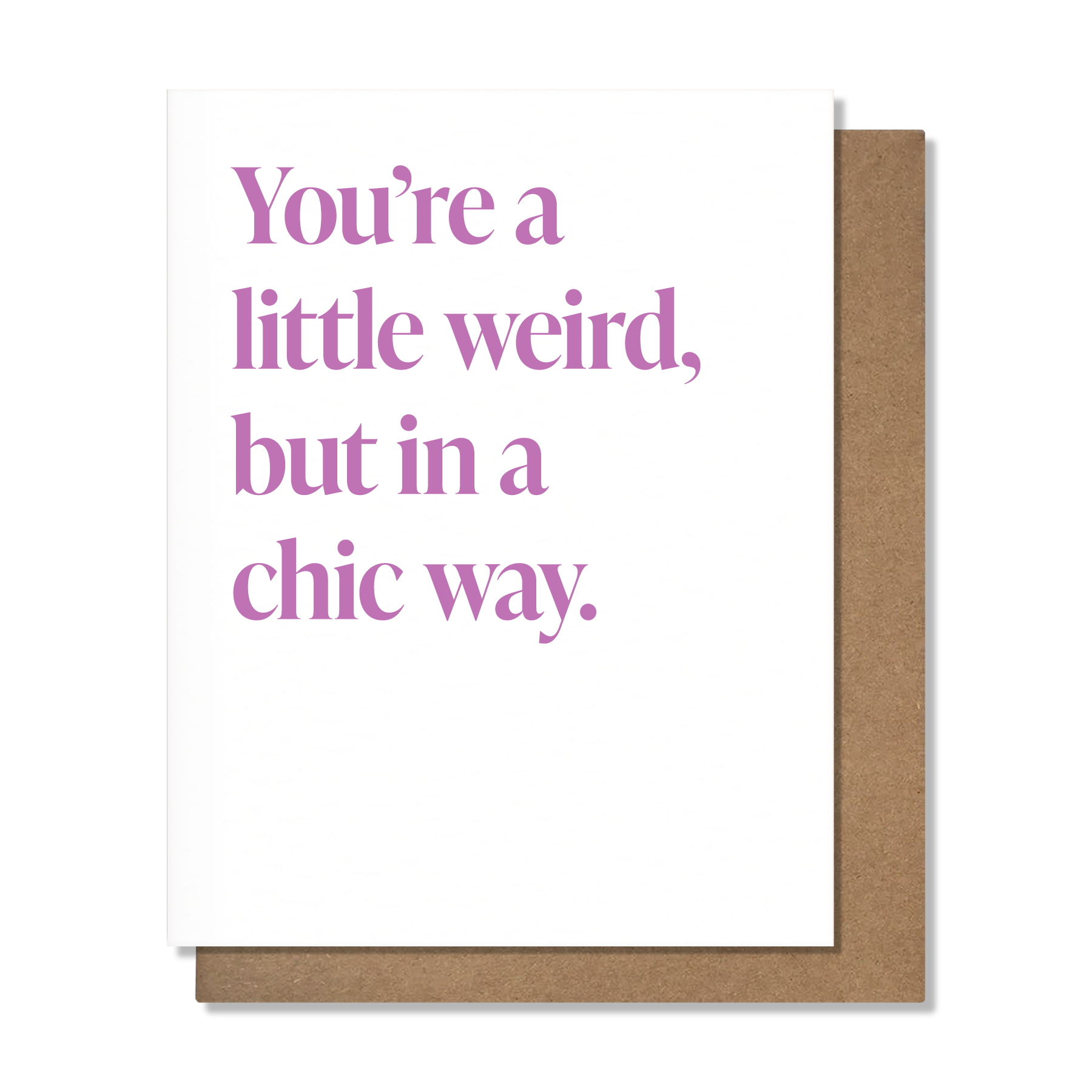 Weird Chic Card