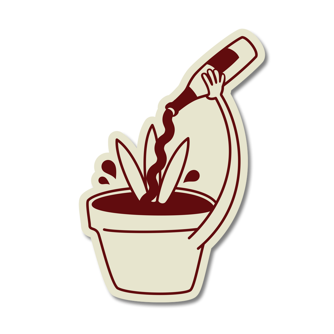 Wino Plant Sticker