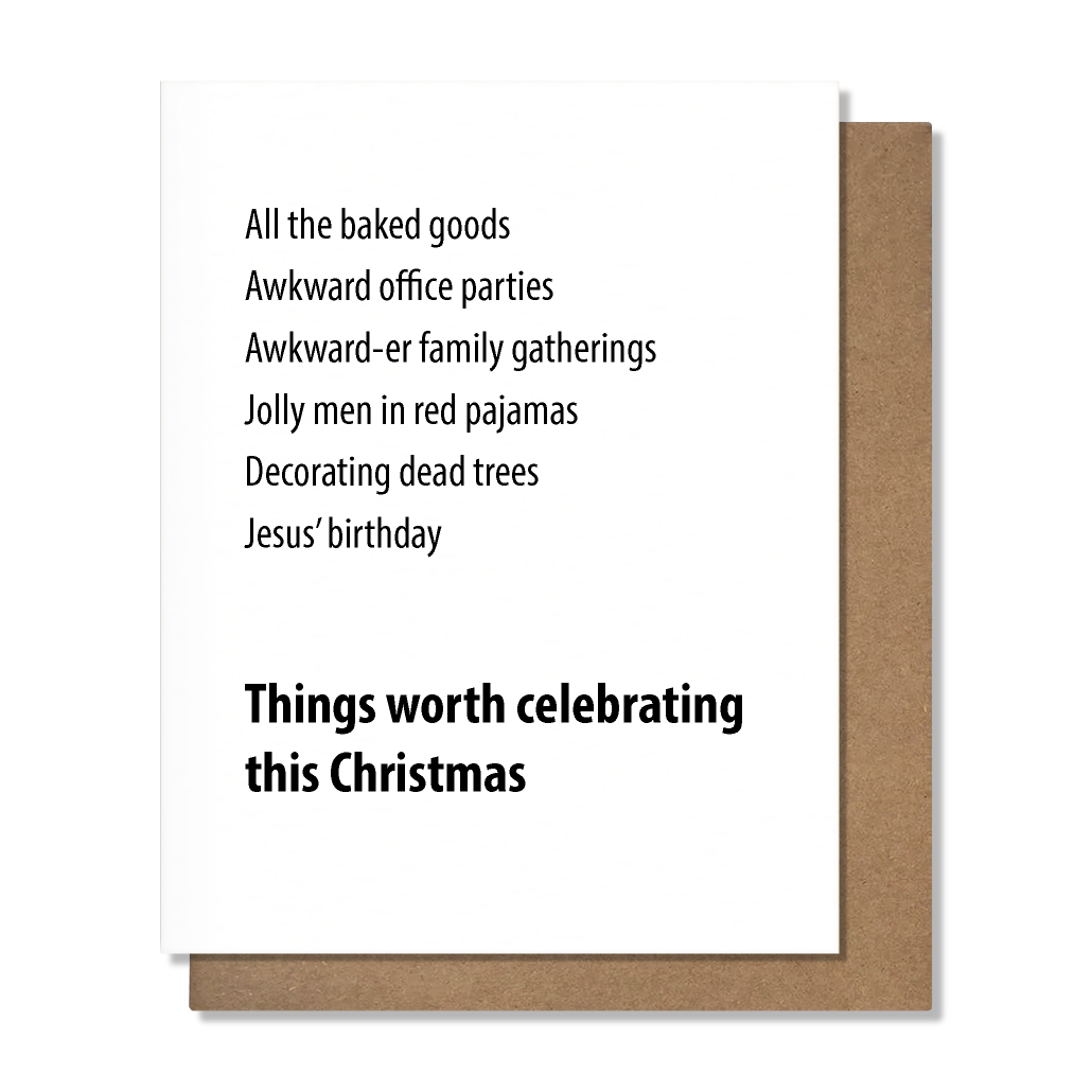 Worth Celebrating Christmas Card