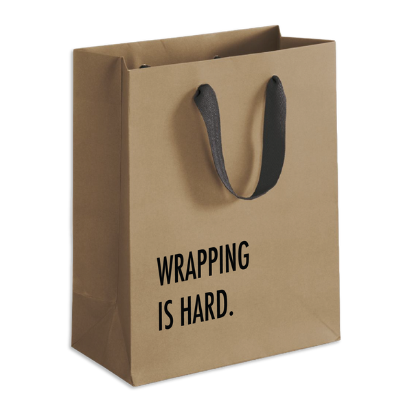 Wrapping is Hard Gift Bag