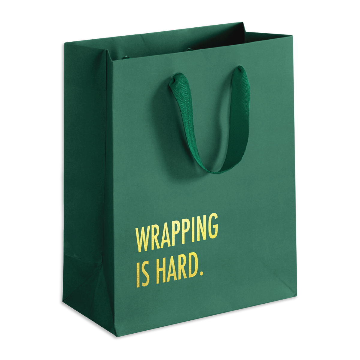 Wrapping Is Hard ( Green) Gift Bag