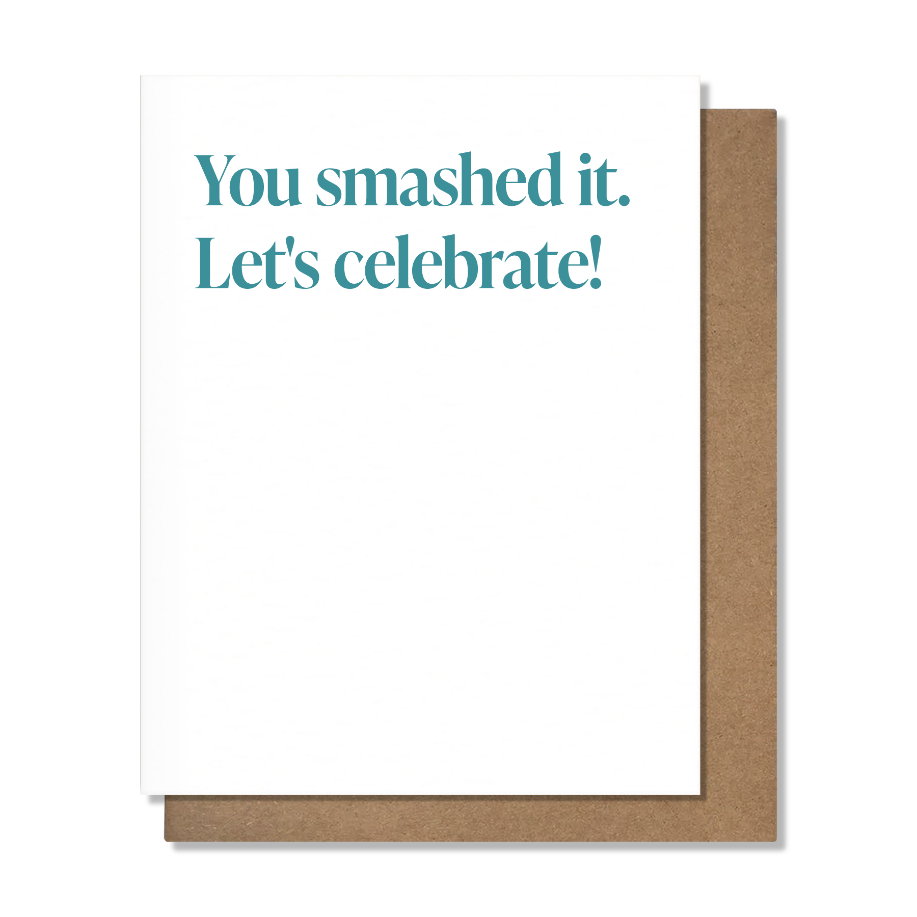 You Smashed It Card