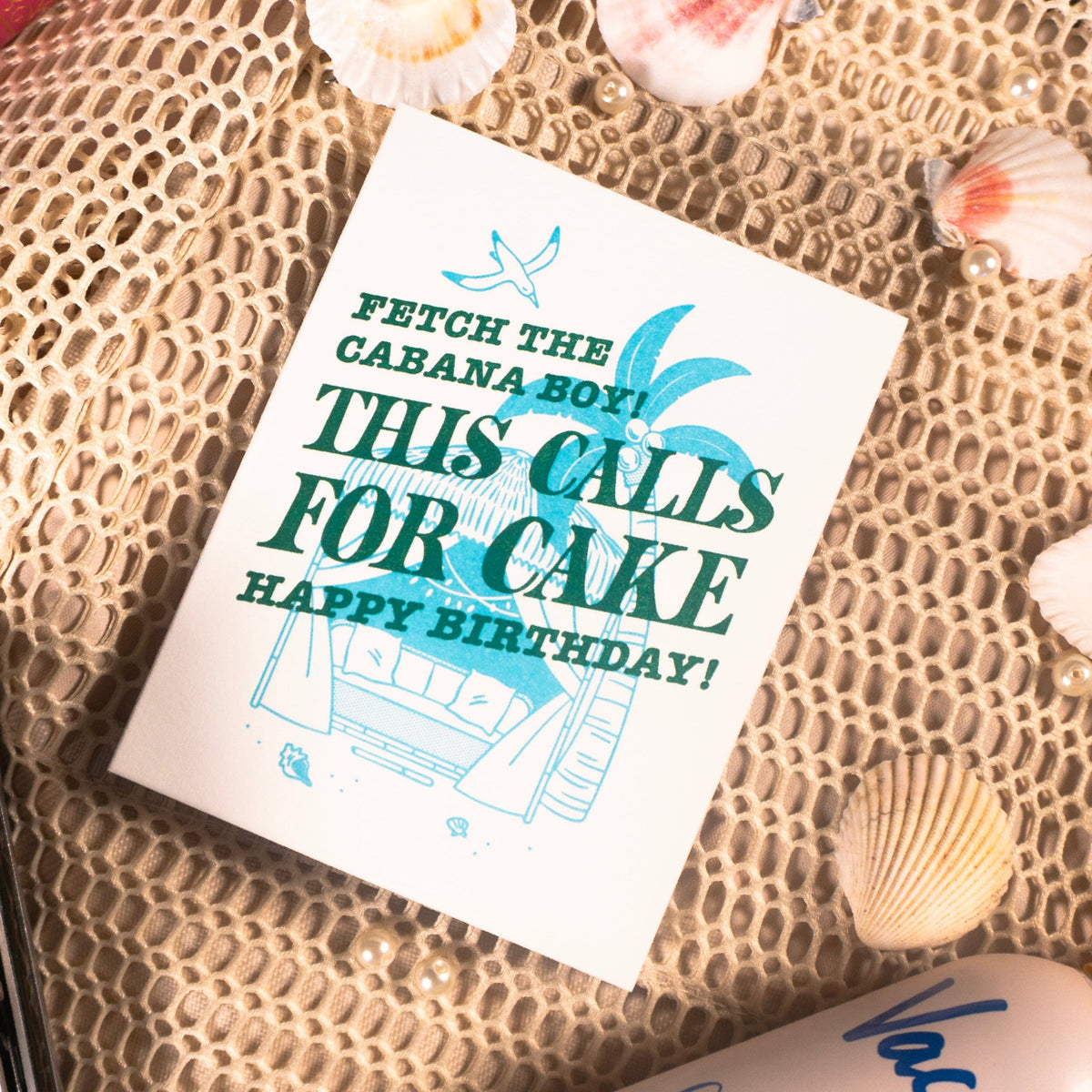 Cabana Boy Birthday Card
