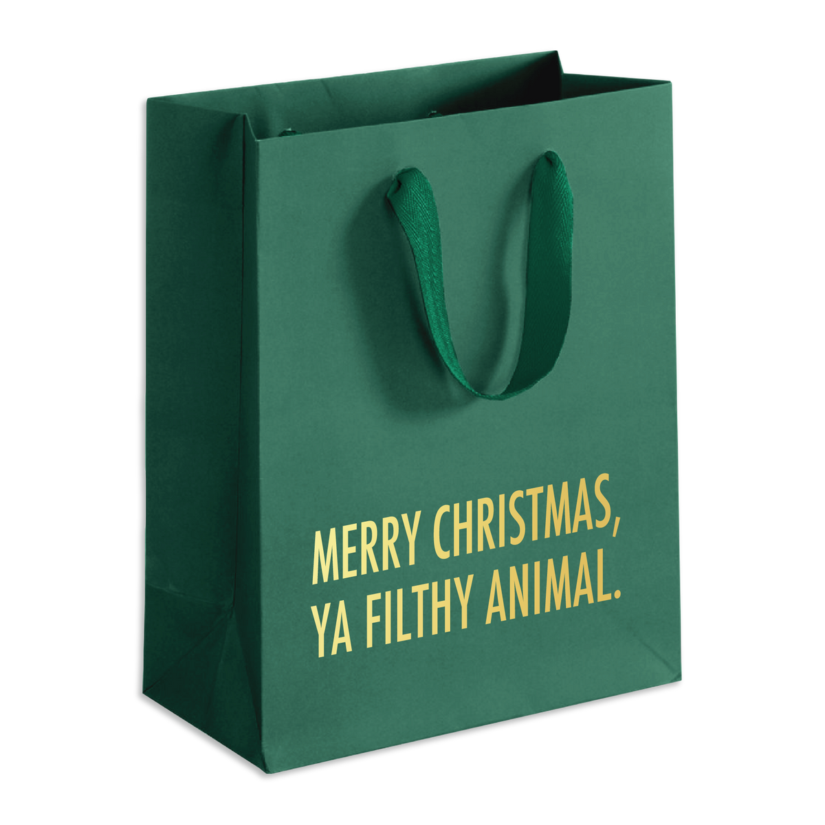 Filthy Animal Christmas Gift Bag (Green)