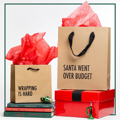 Santa Budget Christmas Gift Bag