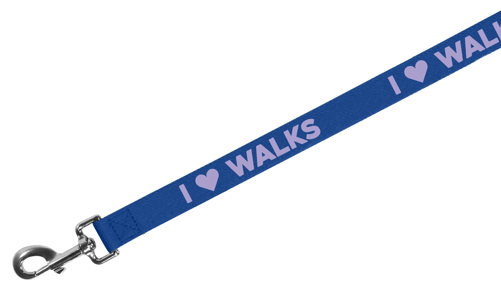 I Love Walks Dog Leash