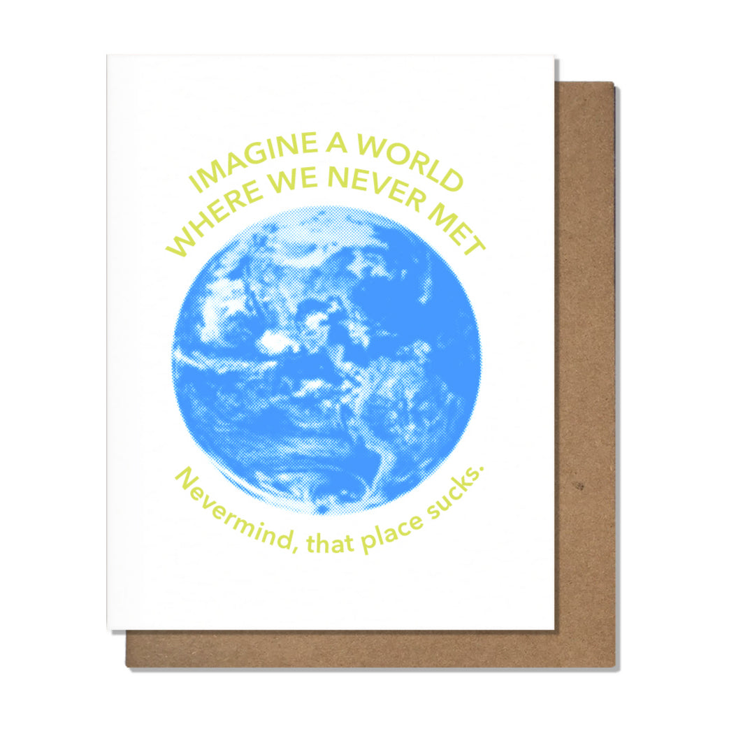 Imagine A World Card