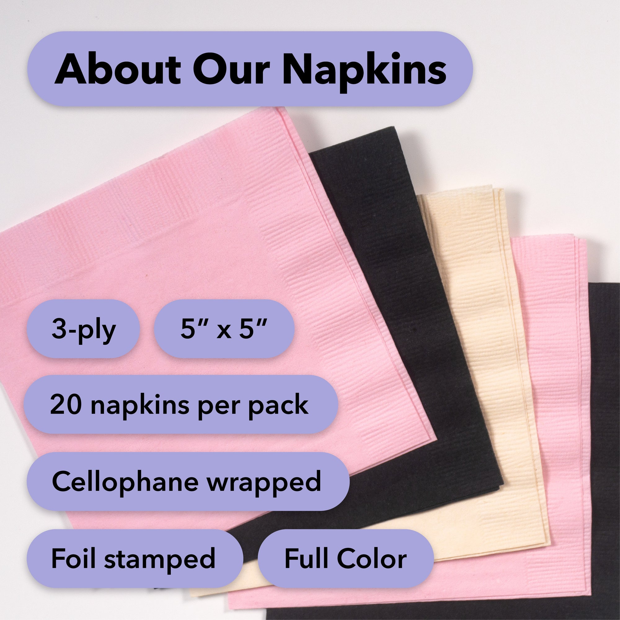 Obviously Clean Cocktail Napkin