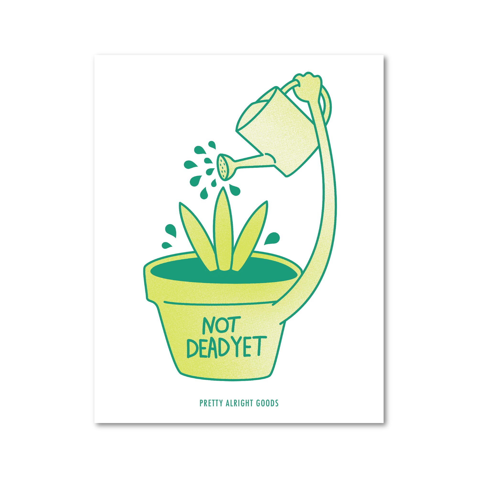 Not Dead Yet Wall Poster